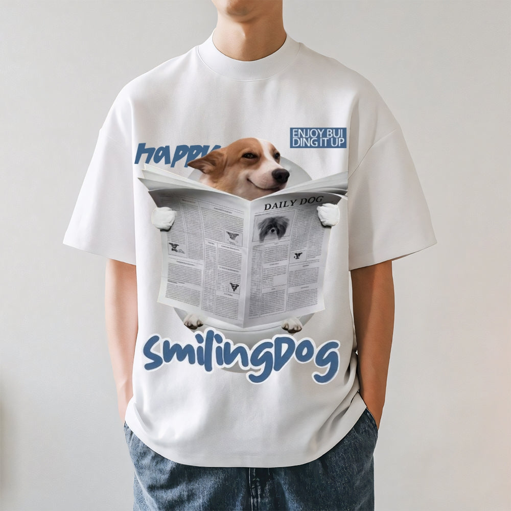 Newspaper Dog Japanese Style Classic Tee