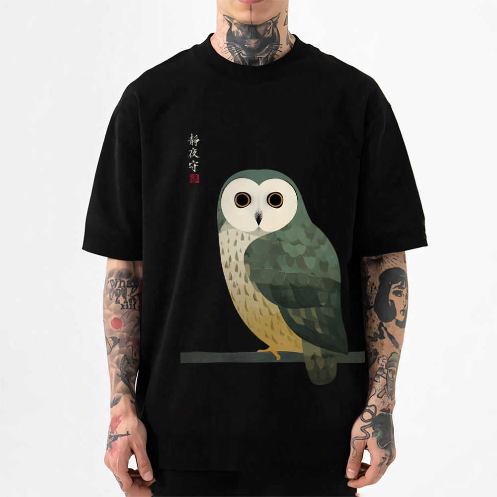 Owl Japanese Style Classic Tee