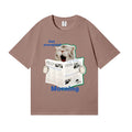 Newspaper Cat Japanese Style Classic Tee