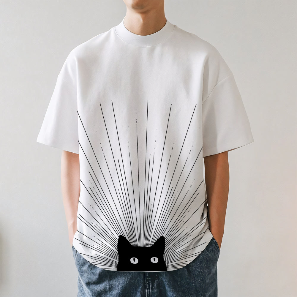 Black Cat Japanese Style Classic Tee