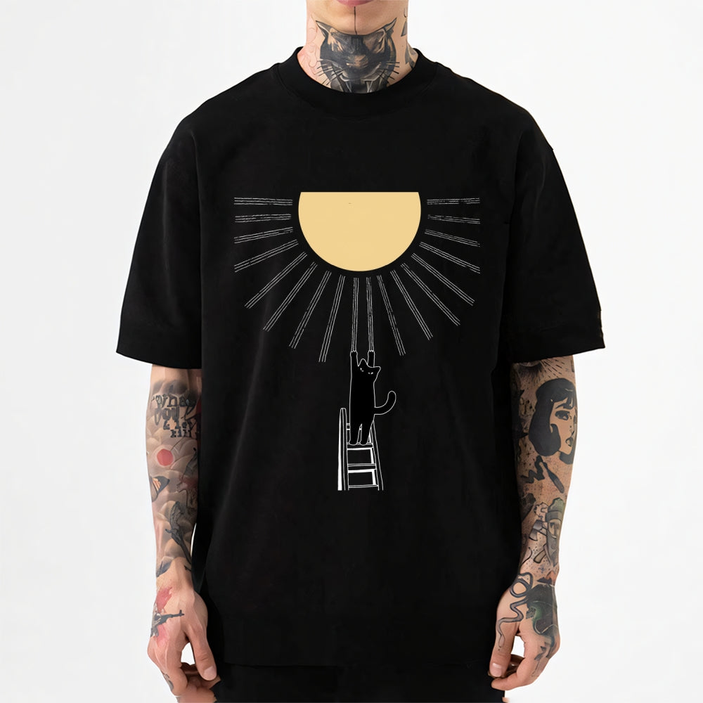 Making Sunshine Cat Japanese Style Classic Tee
