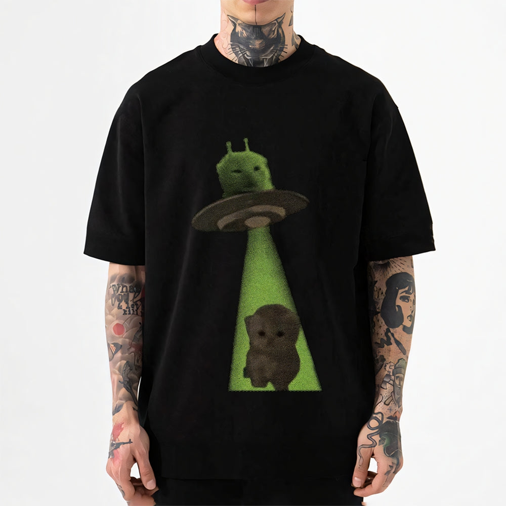 UFO Cat Japanese Style Classic Tee