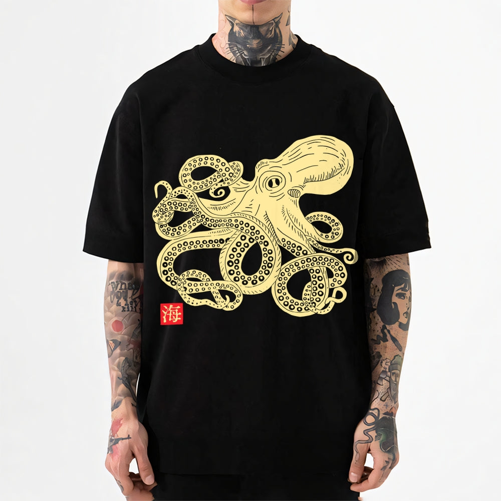 Octopus Japanese Style Classic Tee