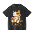 Tiger Vintage Wash Japanese Design T-Shirt