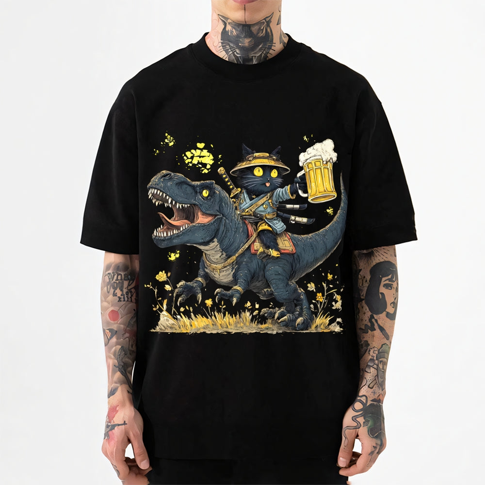 Cat T-rex Japanese Style Classic Tee