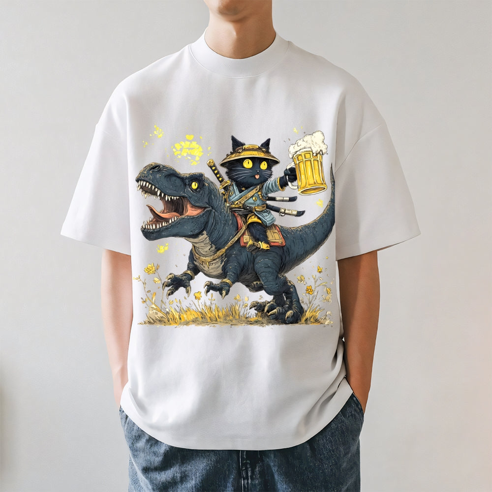 Cat T-rex Japanese Style Classic Tee