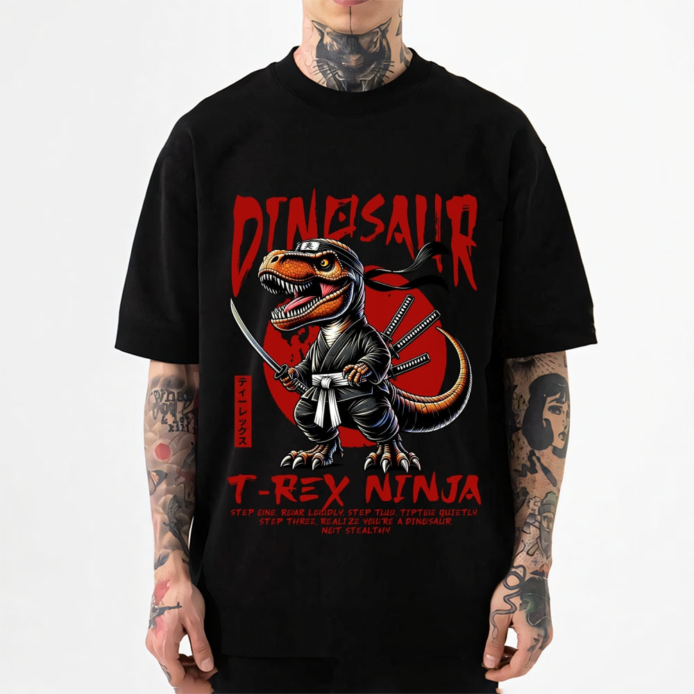 T-rex Ninja Japanese Style Classic Tee
