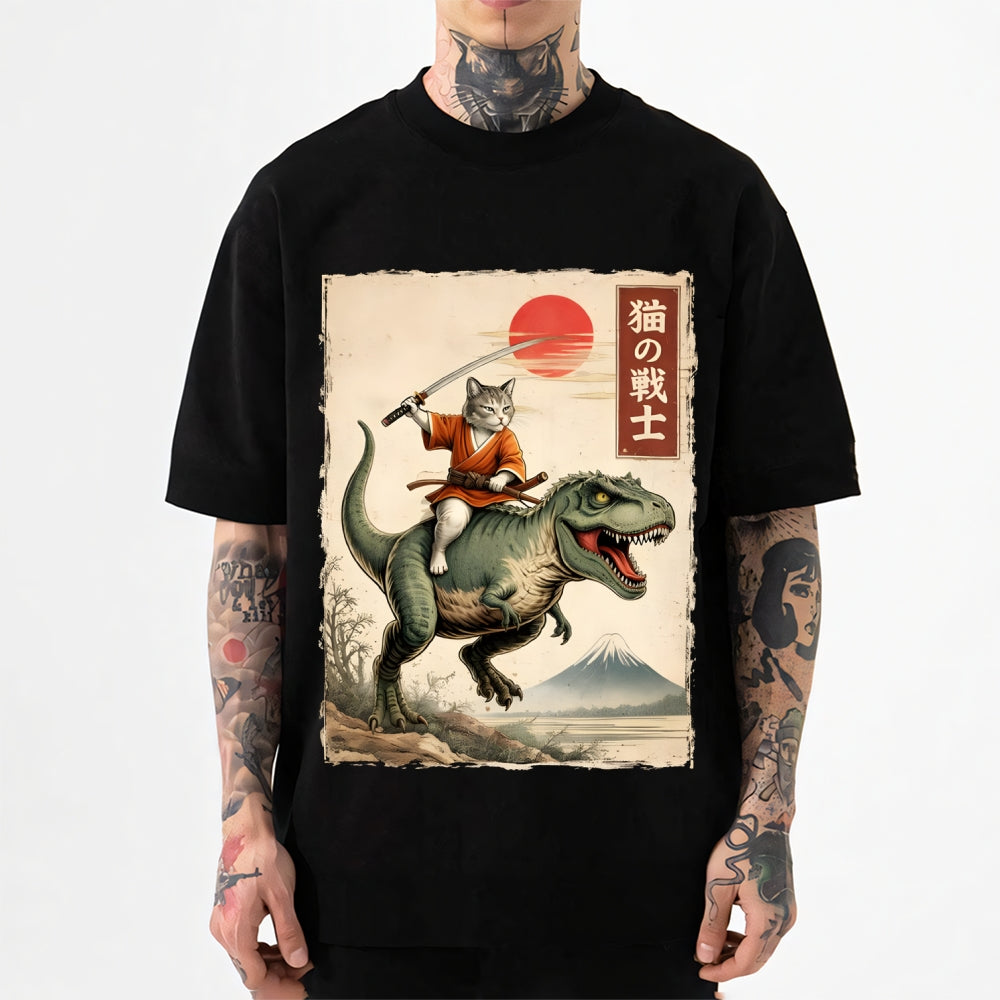 T-rex Ninja Japanese Style Classic Tee