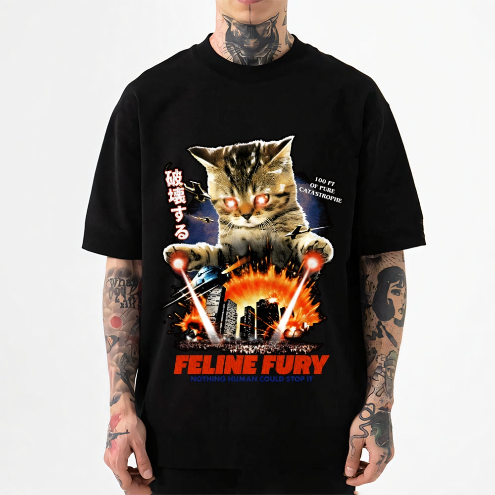 Cat Monster Japanese Style Classic Tee