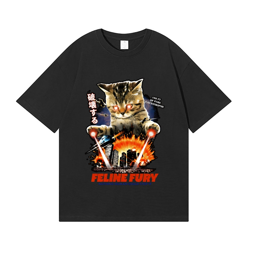 Cat Monster Japanese Style Classic Tee