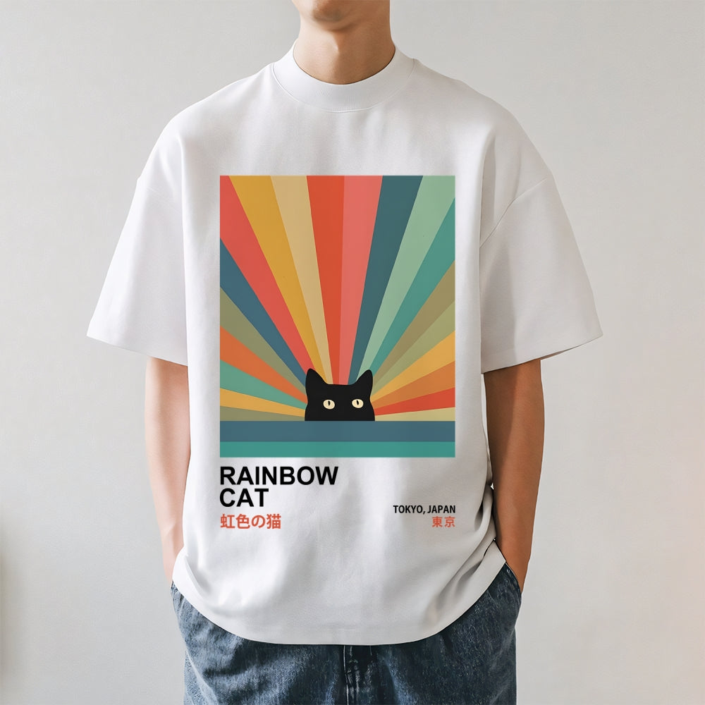 Rainbow Cat Japanese Style Classic Tee