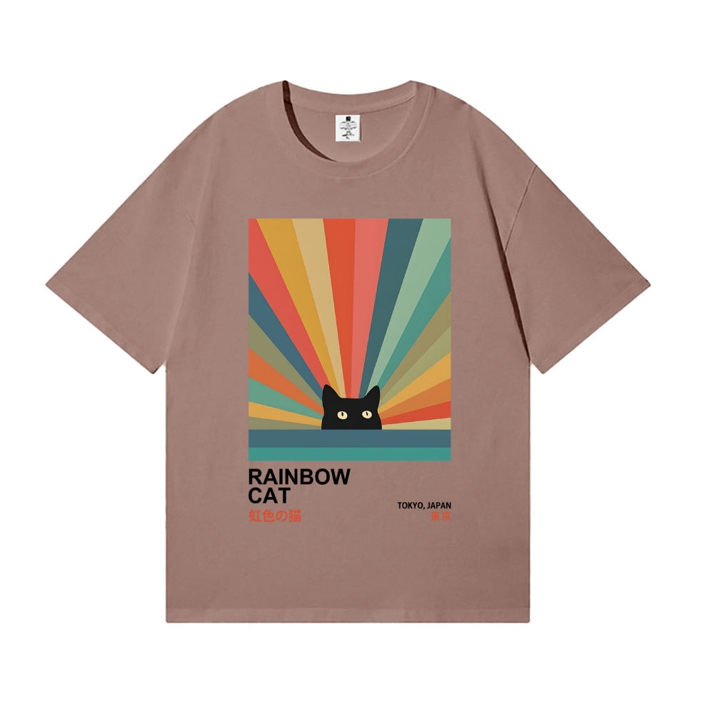 Rainbow Cat Japanese Style Classic Tee