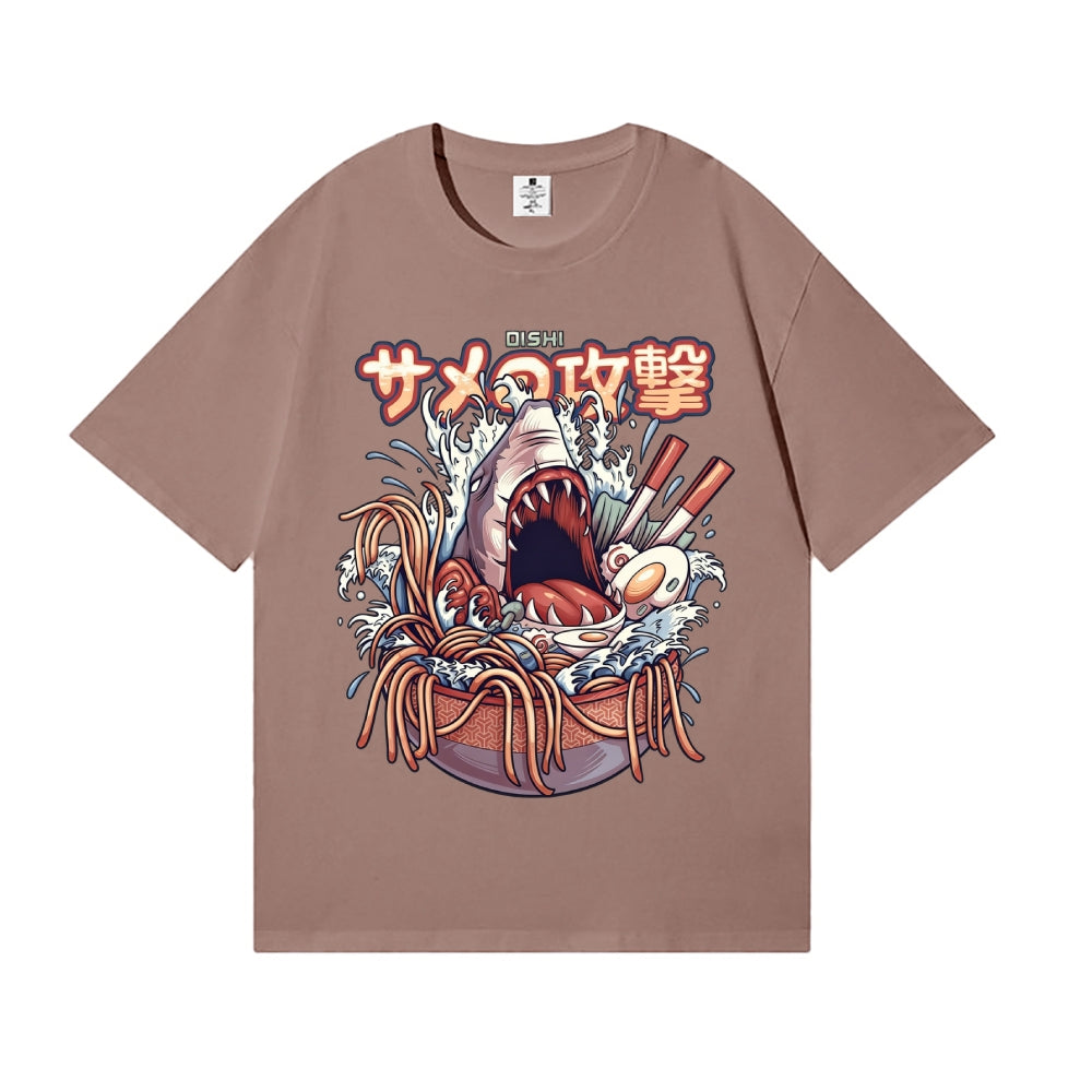 Shark Ramen Japanese Style Classic Tee