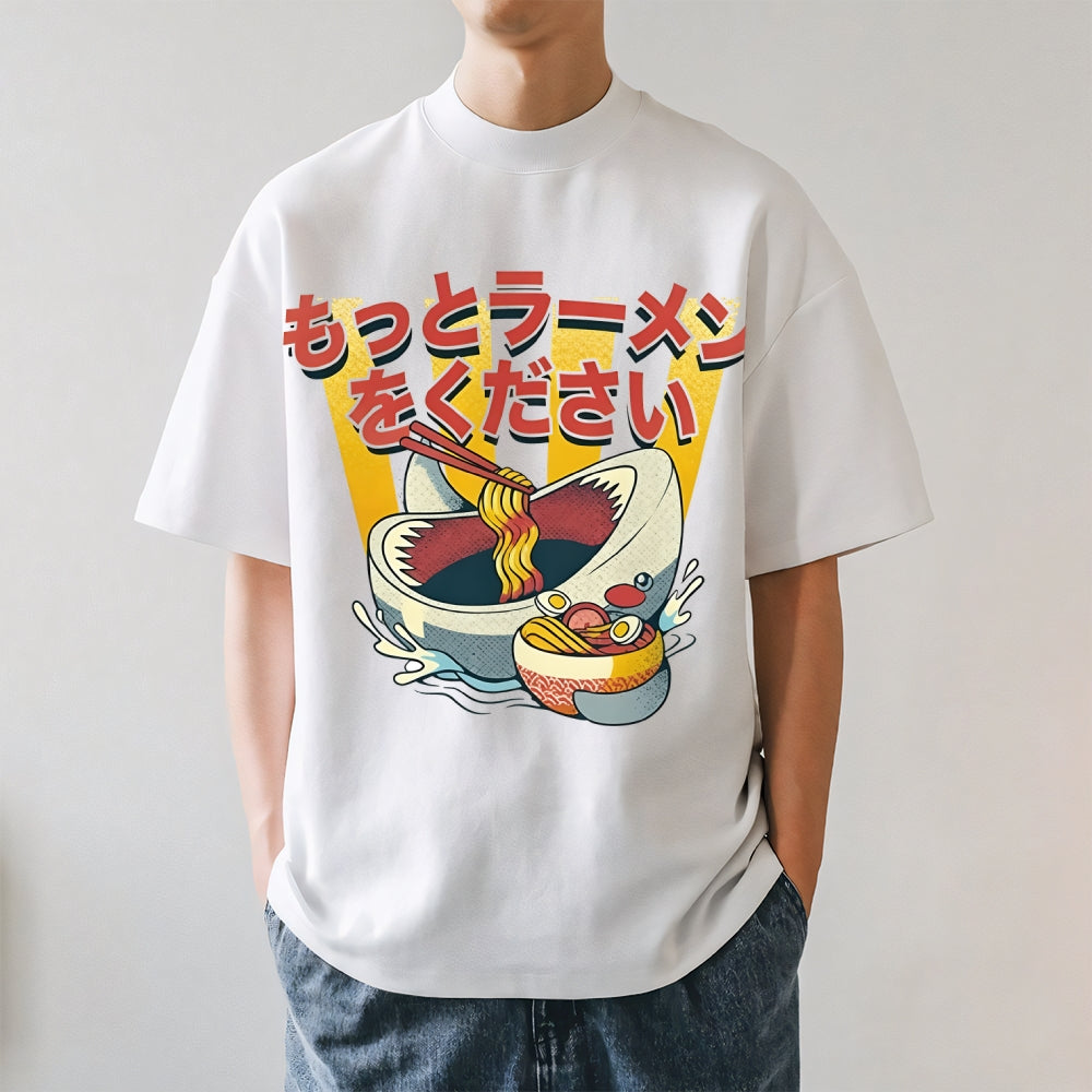 Shark Ramen Japanese Style Classic Tee