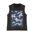 Yasuragi Pure Cotton Wash-Dyed Sleeveless Tank Top