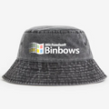 Binbows Vaporwave Vintage 100% Cotton Bucket Hat