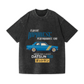 Datsun 510 Car Vintage Wash Japanese Design T-Shirt
