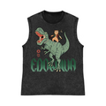 Edogawa Cat Pure Cotton Wash-Dyed Sleeveless Tank Top