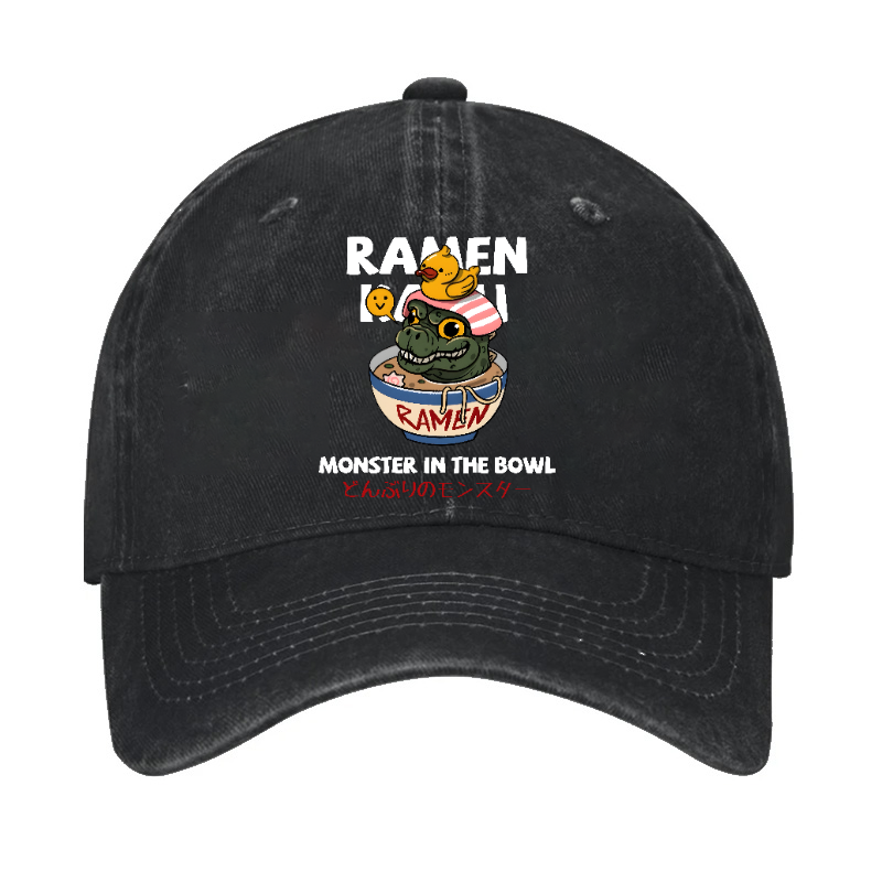 Kaiju Ramen Vintage Cotton Cap