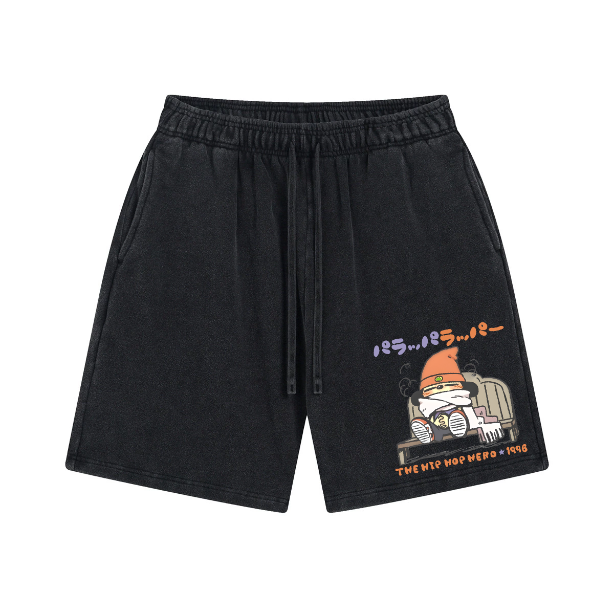 PaRappa the Rapper Vintage Pure Thick Cotton Shorts