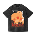 Duck Kaiju Vintage Wash Japanese Design T-Shirt