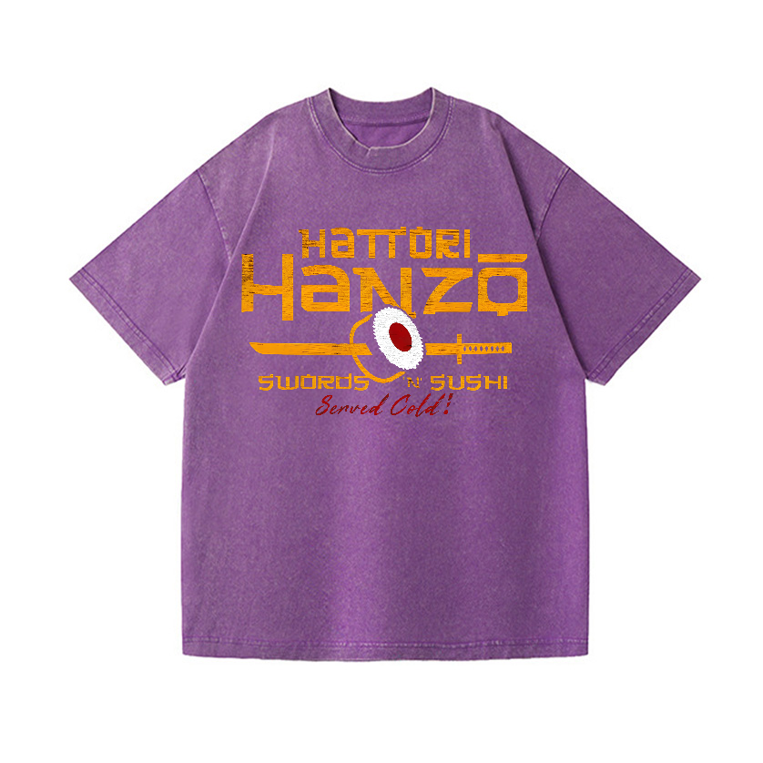 Okinawa Hattori Hanzo Vintage Wash Japanese Design T-Shirt