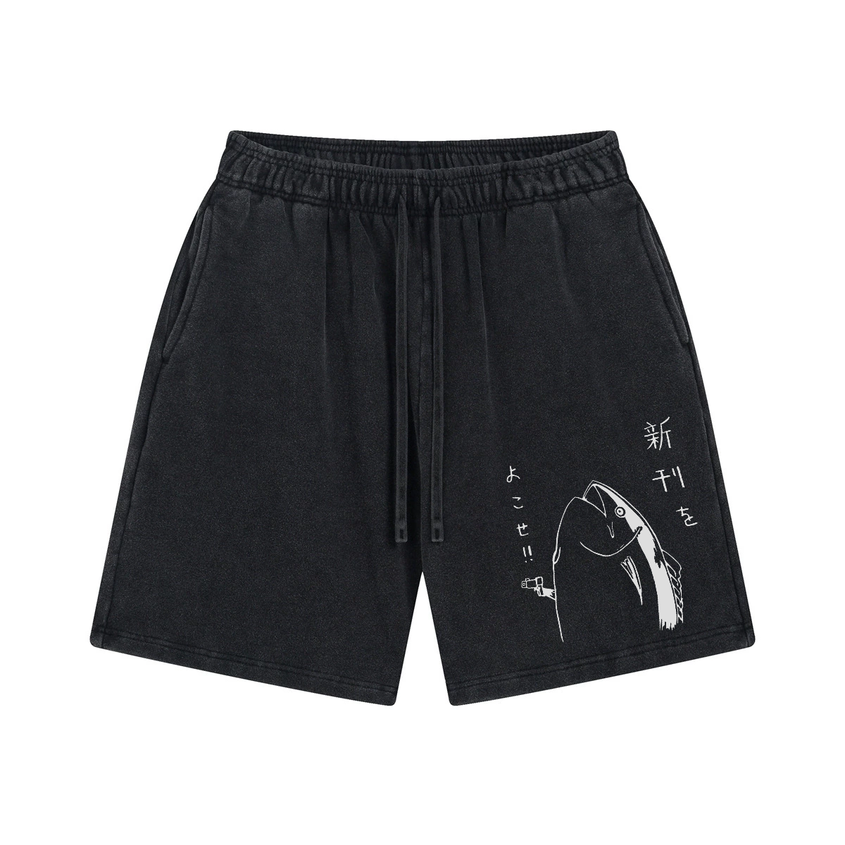 Fish Vintage Pure Thick Cotton Shorts