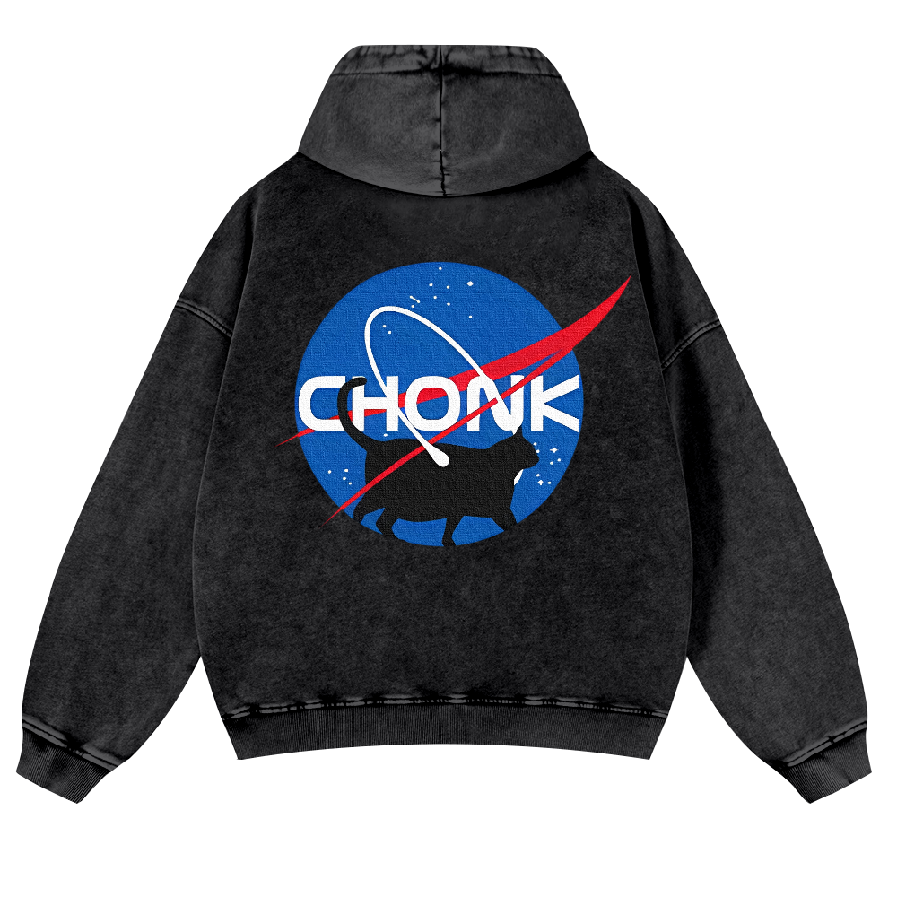 CHONK/NASA Vintage Washed Cotton Back Art Hoodie
