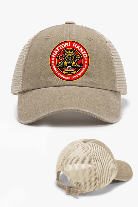 Okinawa Hattori Hanzo Komainu Vintage Cotton Breathable Hat