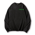Choya Vintage Washed Cotton Back Art Long-sleeve T-shirt