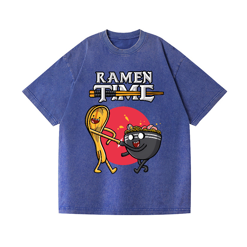Ramen Vintage Wash Japanese Design T-Shirt