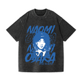 Naomi Osaka Vintage Wash Japanese Design T-Shirt