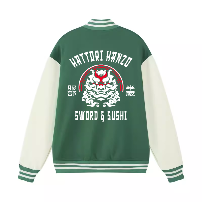 Hattori Hanzo Komainu Vintage Cotton Varsity Jacket