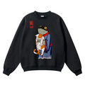 Matsumoto Hoji Frog Vintage Cotton Blend Crewneck Sweatshirt