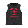 Sapporo Pure Cotton Wash-Dyed Sleeveless Tank Top