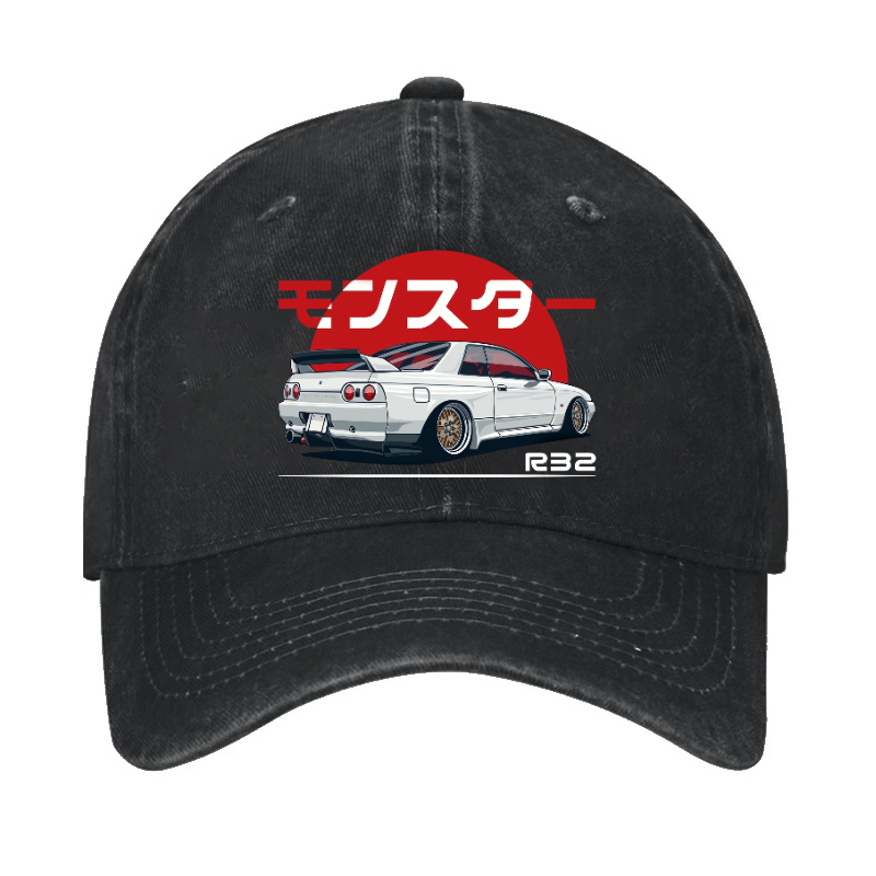Nisaan Car R32 Vintage Cotton Cap