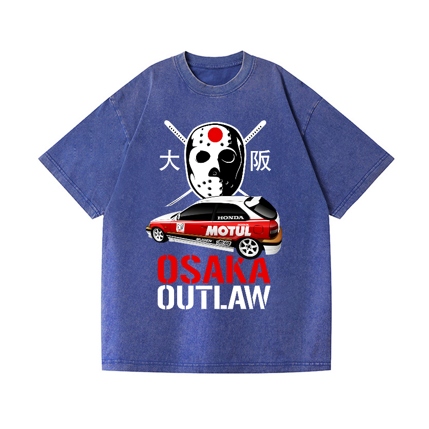 Osaka Outlaw Vintage Wash Japanese Design T-Shirt