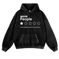 People Vintage Washed Thick Cotton Hoodie