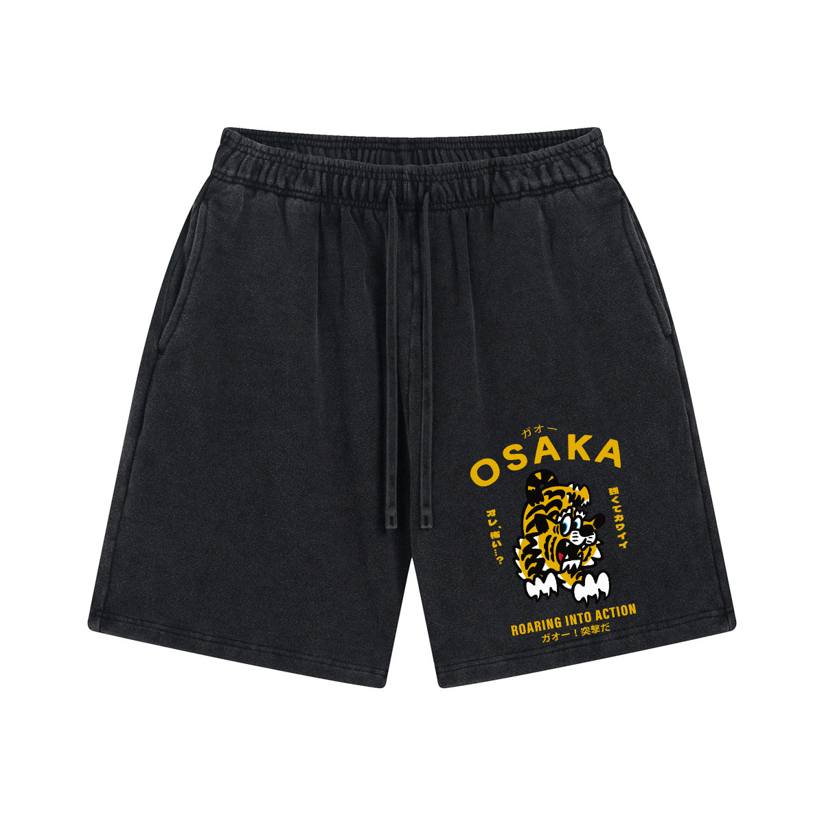 Osaka Tiger Vintage Pure Thick Cotton Shorts