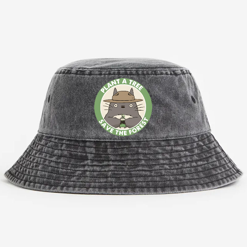 Ghibli Totoro Vintage 100% Cotton Bucket Hat
