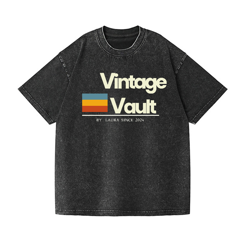Vintage Vault Vintage Wash Japanese Design T-Shirt