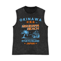 Okinawa Pure Cotton Wash-Dyed Sleeveless Tank Top