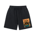 Hand-Pulled Noodle Vintage Pure Thick Cotton Shorts