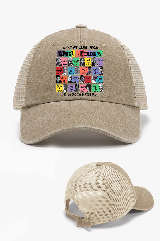 History Vintage Cotton Breathable Hat