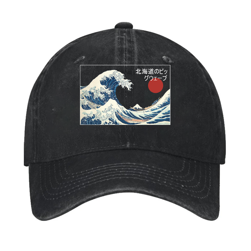 The Great Wave Off Kanagawa Vintage Cotton Cap
