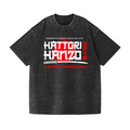 Okinawa Hattori Hanzo Vintage Wash Japanese Design T-Shirt