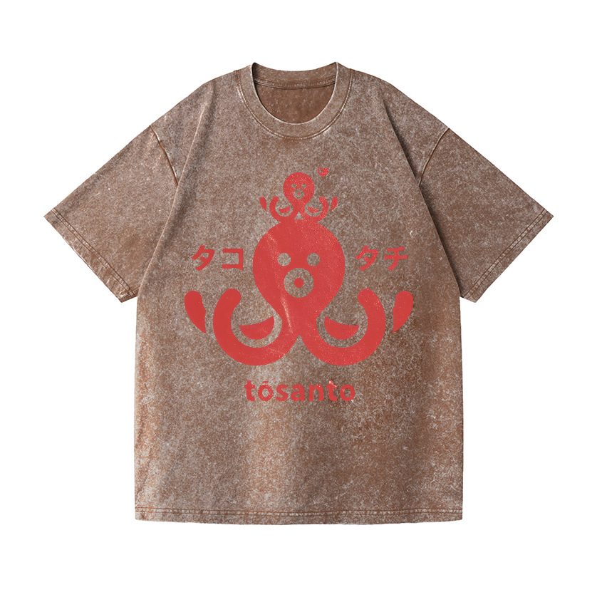 Tosanto Vintage Wash Japanese Design T-Shirt