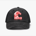 Hokkaido Wave Vintage Cotton Breathable Hat