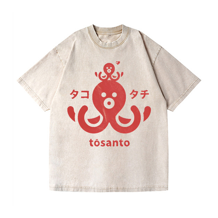 Tosanto Vintage Wash Japanese Design T-Shirt