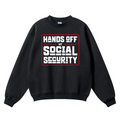 Hands Off My Social Security Vintage Cotton Blend Crewneck Sweatshirt